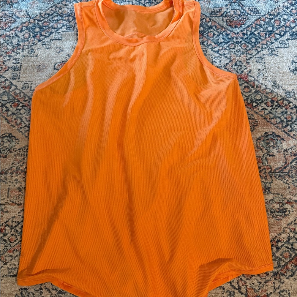 lululemon athletica Orange Tank Top